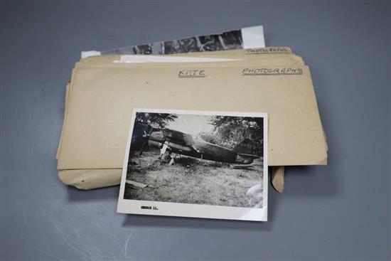 A collection of black and white RNAS aircraft identification photos, 1950s